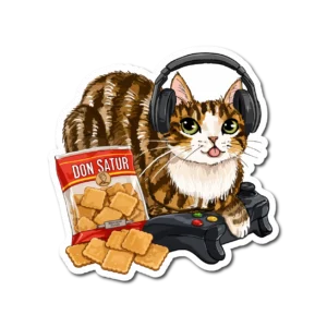 Calco Gato Gamer Don Satur