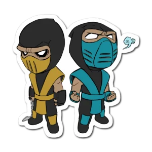 Calco Sub-Zero Y Scorpion Chibi