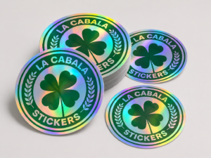 Stickers con Tu logo — Holográfico