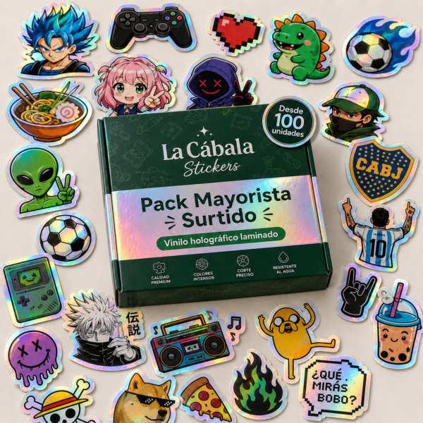 Pack Mayorista Surtido — Holográfico