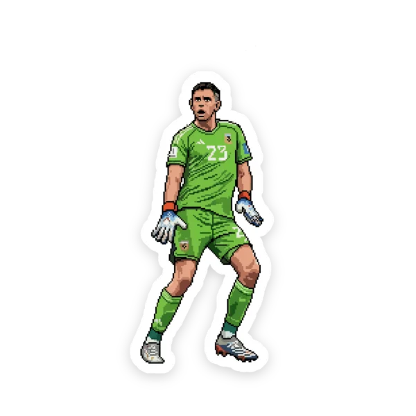 Dibu Martinez Pixel Art Calco Dibu Martinez Pixel Art