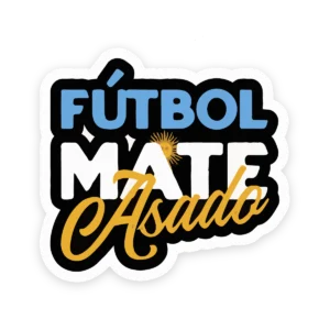 Calco "Futbol Mate Asado"
