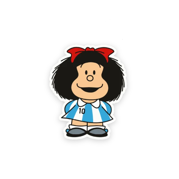 Calco Mafalda Camiseta Argentina