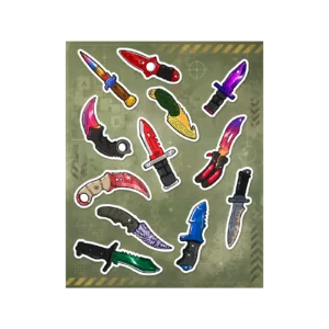 Plancha Cuchillos COUNTER-STRIKE