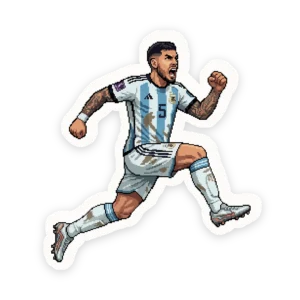 Calco Leandro Paredes Pixel Art