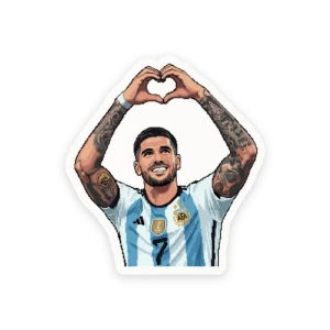 Calco Rodrigo De Paul Pixel Art