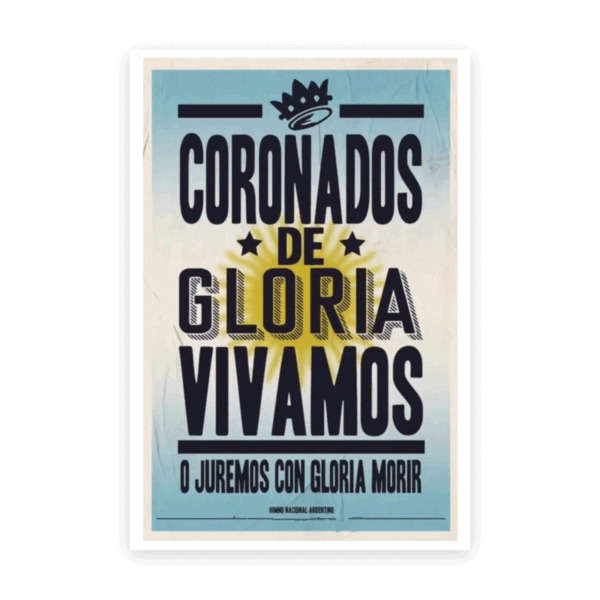 coronados-de-gloria Calco "Coronados de Gloria Vivamos"