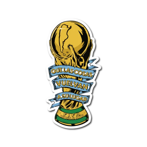 Calco Copa "Que las Cosas Vuelvan a su Lugar"